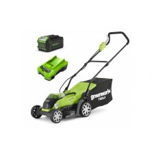 Аккумуляторная газонокосилка GreenWorks G40LM35K2 40В G-MAX DigiPro