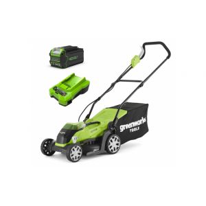 Аккумуляторная газонокосилка GreenWorks G40LM35K2 40В G-MAX DigiPro