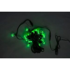Гирлянда белт-лайт IQ LED 50CM, 10M, 240V, белт-лайт с лампами, зелёный/черный п..