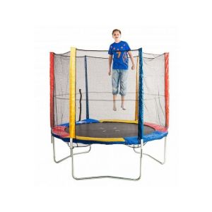Батут Sundays Acrobat-D312 (с сеткой, разноцветный)