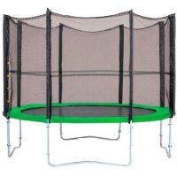 Батут Sundays Acrobat-D490 (с сеткой, зеленый)
