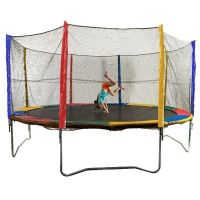 Батут Sundays Acrobat-D490 (с сеткой, разноцветный)