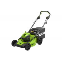 Газонокосилка Greenworks GD60LM51SPK4 (c 1-м АКБ 4 Ah)