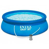 Надувной бассейн Intex Easy Set 28142 (396x84 см) + фильтр-насос