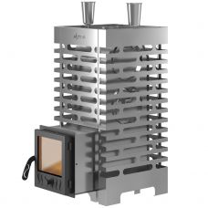 Банная печь ASTON 20 INOX стекло