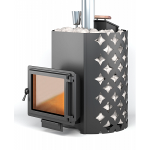 Банная печь ЭТНА 24(Панорама) ЗК