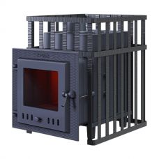 Банная печь Гроза 18 (М) в сетке