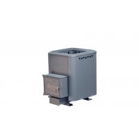 Банная печь НМК Сибирь-15 чугунная дверца с ВТК (конвекционная)