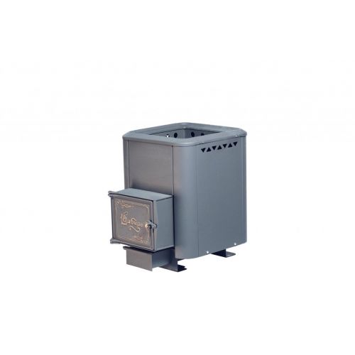 Банная печь НМК Сибирь-15 чугунная дверца с ВТК (конвекционная)