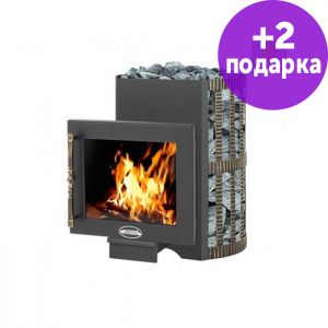 Банная печь Везувий Скиф Ковка 22 Панорама