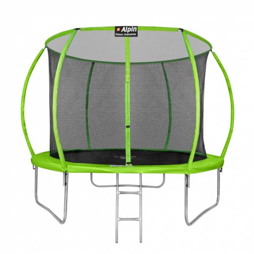 Батут Alpin Sky 10ft - 312 см с защитной сеткой и лестницей