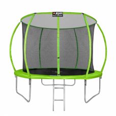 Батут Alpin Sky 12ft - 374 см с защитной сеткой и лестницей