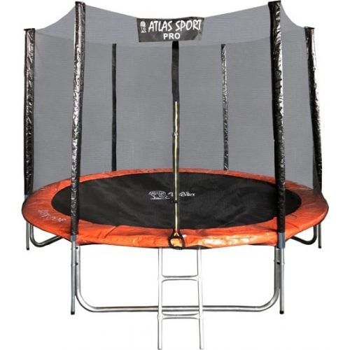 Батут Atlas Sport 252 см - 8ft Pro (3 ноги, оранжевый)