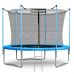 Батут AtlasSport 252 см (8ft) с внутренней сеткой и лестницей BLUE