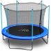 Батут AtlasSport 252 см (8ft) с внутренней сеткой и лестницей BLUE