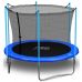 Батут AtlasSport 252 см (8ft) с внутренней сеткой и лестницей BLUE