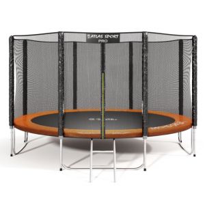Батут Atlas Sport 435 см - 14ft Pro (оранжевый)