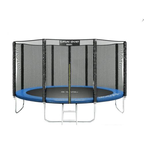 Батут Atlas Sport 435 см - 14ft Pro (синий)