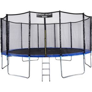 Батут Atlas Sport 490 см (16ft) Basic BLUE