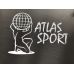 Батут AtlasSport 252 см (8ft) BASIC с лестницей PURPLE