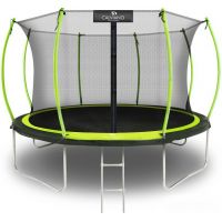 Батут Calviano Inside Master Green 374 см - 12ft (внутренняя сетка, с лестницей)
