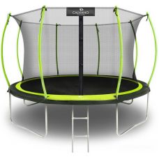 Батут Calviano Inside Master Green 374 см - 12ft (внутренняя сетка, с лестницей)