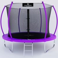 Батут Calviano Inside Master Purple 312 см - 10ft (внутренняя сетка, с лестницей)