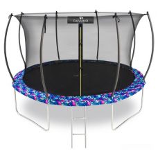 Батут Calviano Inside Master Smile 374 см - 12ft (внутренняя сетка, с лестницей)