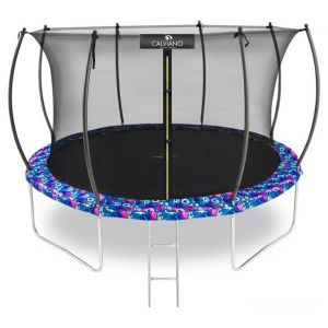 Батут Calviano Inside Master Smile 374 см - 12ft (внутренняя сетка, с лестницей)..