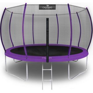 Батут Calviano Outside Master Purple 374 см - 12ft (внешняя сетка, с лестницей)