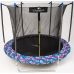 Батут Calviano Inside Master Smile 374 см - 12ft (внутренняя сетка, с лестницей)