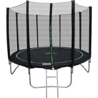 Батут Misoon 12ft-366 PRO+лестница внешняя сетка