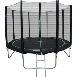 Батут Misoon 12ft-366 PRO+лестница внешняя сетка