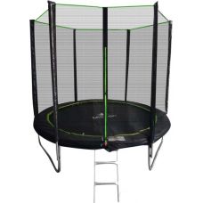 Батут Misoon 8ft-252 BASIC+лестница внешняя сетка