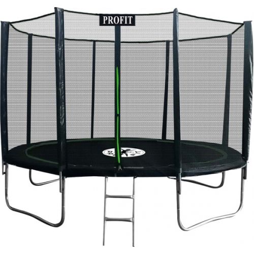 Батут ProFit Premium Black 312 см PRO с внешней защитной сеткой и лестницей