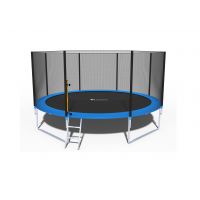 Батут складной Funfit 4,04 м. с защитной сеткой и лестницей