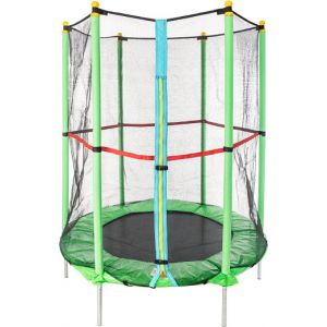 Батут Sundays Acrobat-D140 (с сеткой, зеленый)