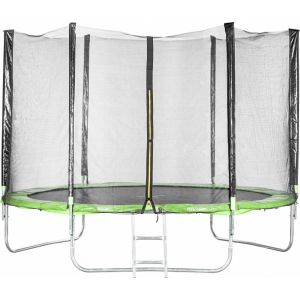 Батут Sundays Acrobat-D374 (с сеткой, зеленый)