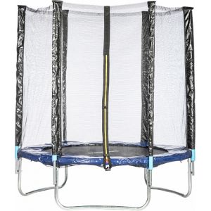 Батут Sundays Favorite 10FT (синий, с сеткой, с лестницей)