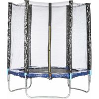 Батут Sundays Favorite 14FT (синий, с сеткой, с лестницей)