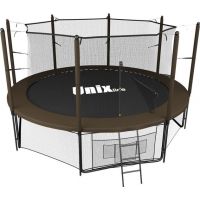 Батут Unix Line 10ft Inside (черный/коричневый)