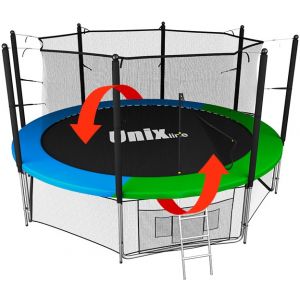 Батут Unix Line Classic 10ft inside (синий/зеленый)
