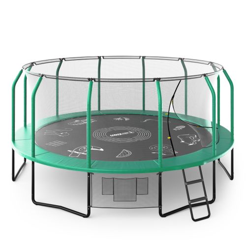 Батут Unix Line Supreme Game 16ft (зеленый)