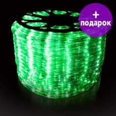 Дюралайт LED-Raund-3W-1M-220V зеленый /1М