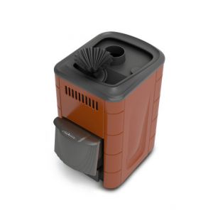 Дровяная печь Термофор Гейзер Мини 2016 Carbon ДА КТК ЗК терракота