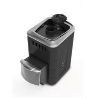 Дровяная печь Термофор Гейзер Мини 2016 Carbon ДН ЗК ТО антрацит