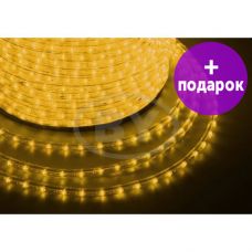 Дюралайт LED Light-neon 36 LED/m свечение с динамикой желтый /1М