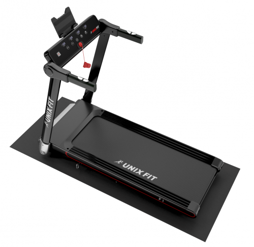 Электрическая беговая дорожка Unixfit Hi-tech F1 (dark storm)