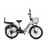 Электровелосипед Eltreco Green City E-Alfa Fat (серебристый)