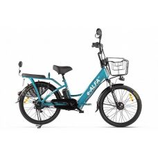 Электровелосипед Eltreco Green City E-Alfa New (сине-серый матовый)